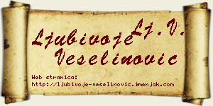 Ljubivoje Veselinović vizit kartica